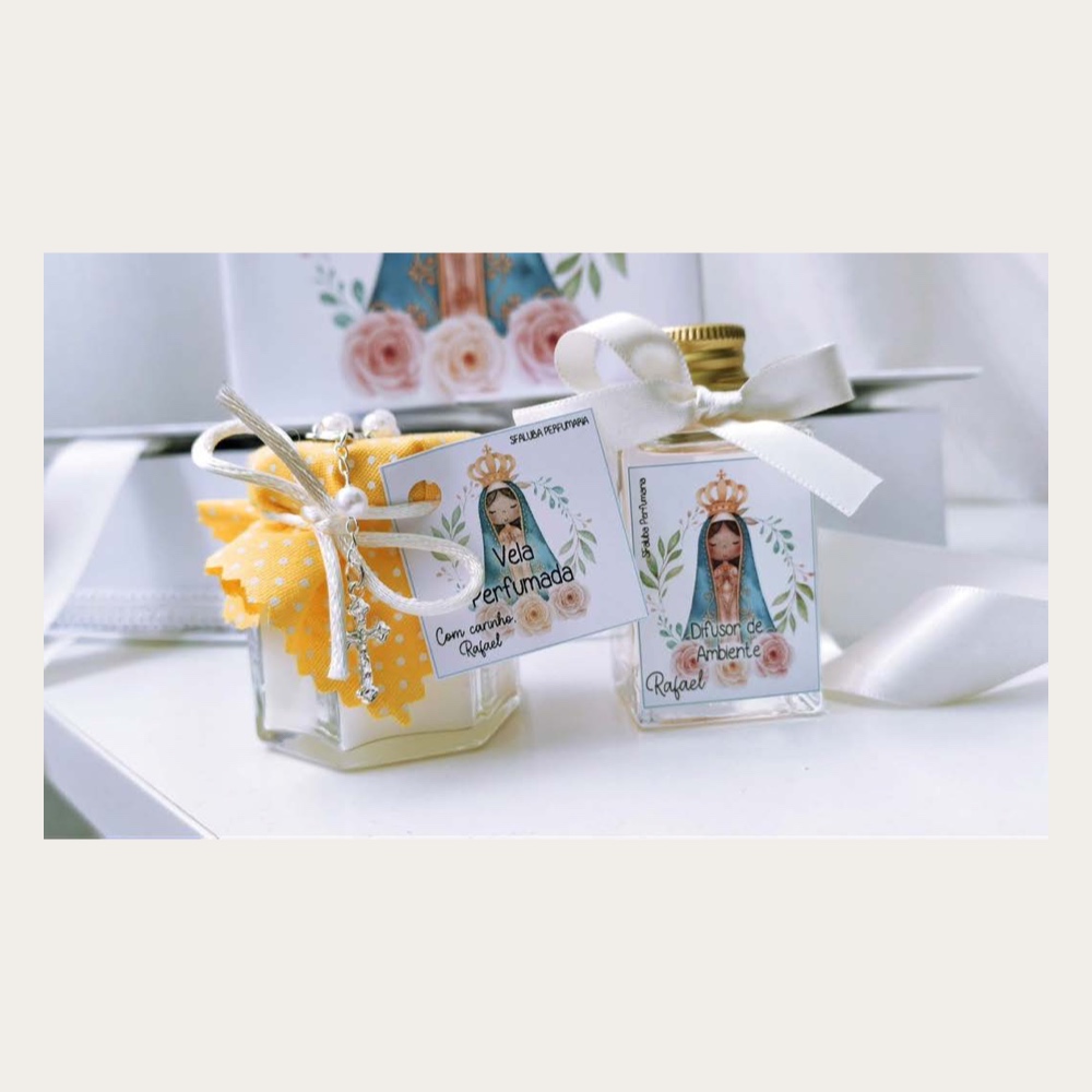 Caixa de presente personalizada para padrinhos